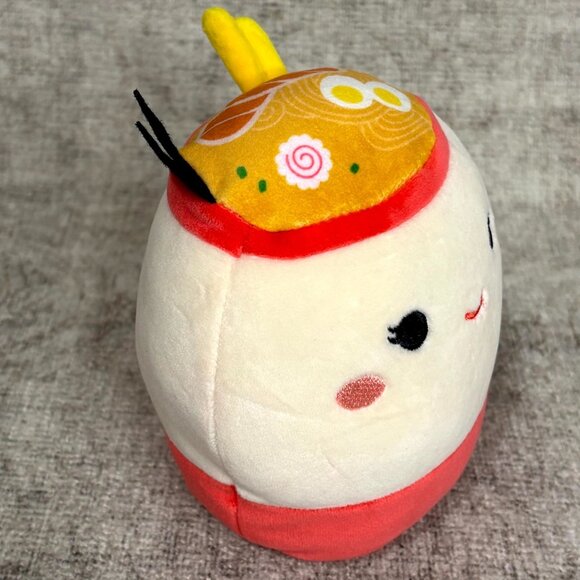 Squishmallow Official Kellytoy Plush Snack Raisy the Ramen Bowl 5" NWT w/ tags - Picture 5 of 7